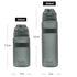 Portable 6 Colors Tritan Material Water Bottle With Straw Outdoor Sport Fitness Drinking Bottles Durable Plastic Bottle