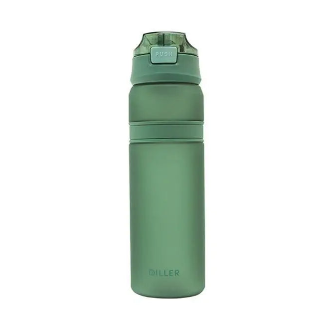 Portable 6 Colors Tritan Material Water Bottle With Straw Outdoor Sport Fitness Drinking Bottles Durable Plastic Bottle