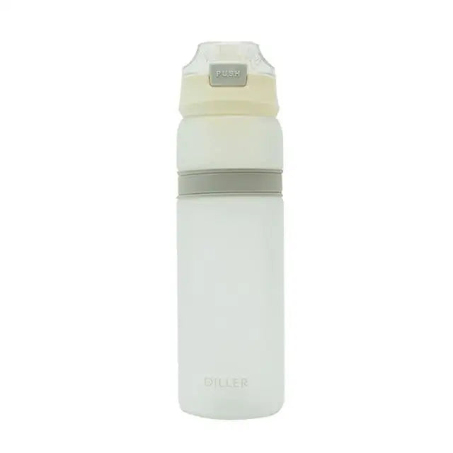 Portable 6 Colors Tritan Material Water Bottle With Straw Outdoor Sport Fitness Drinking Bottles Durable Plastic Bottle