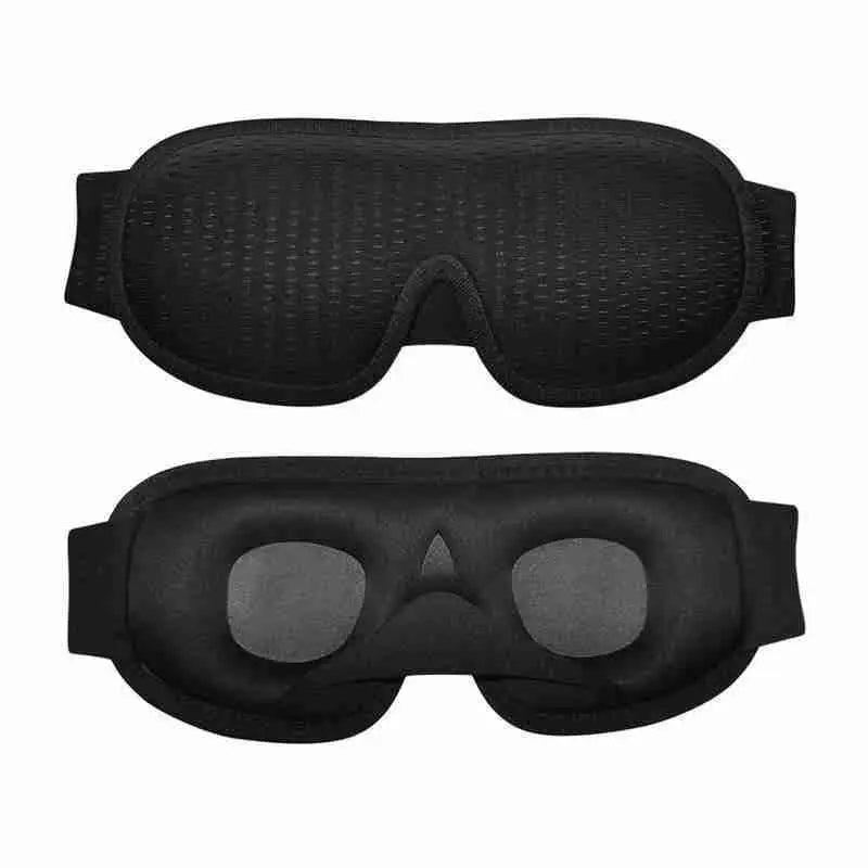 Portable Black Block Light Eye Soft Comfortable Eye Cover For Travel/Light Sleepers/Meditation Elastic Silk Sleep Eye