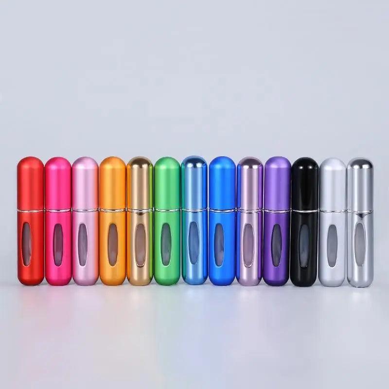 Portable Mini Refillable Atomizer Bottle Lightweight Container For Cosmetics Mini Aluminum Empty Bottle For Traveling Cute Little Bottle For Ladies 5ml - STEVVEX Gadgets - 739, Atomizer, Cosmetics bottle, cute bottle, empty bottle, lightweight bottle, Lightweight Container, Mini Aluminum Empty Bottle, mini bottle, Mini Empty Bottle, Portable bottle, Refillable Atomizer, Refillable bottle, traveling bottle - Stevvex.com