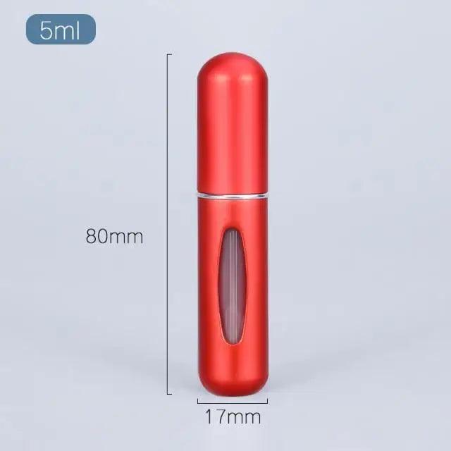 Portable Mini Refillable Atomizer Bottle Lightweight Container For Cosmetics Mini Aluminum Empty Bottle For Traveling Cute Little Bottle For Ladies 5ml - STEVVEX Gadgets - 739, Atomizer, Cosmetics bottle, cute bottle, empty bottle, lightweight bottle, Lightweight Container, Mini Aluminum Empty Bottle, mini bottle, Mini Empty Bottle, Portable bottle, Refillable Atomizer, Refillable bottle, traveling bottle - Stevvex.com