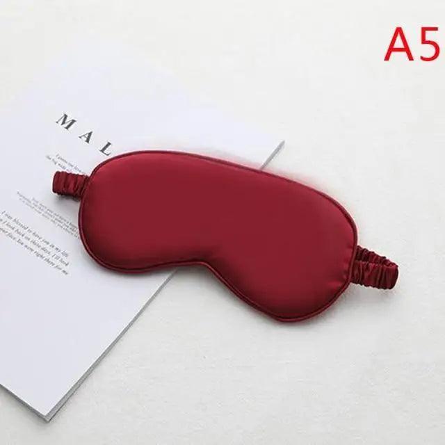 Portable Sleeping Eye Mask Cover Eye Patch Smooth Blindfold Rest Relax Eye Cover Soft And Comfortable Night Blindfold