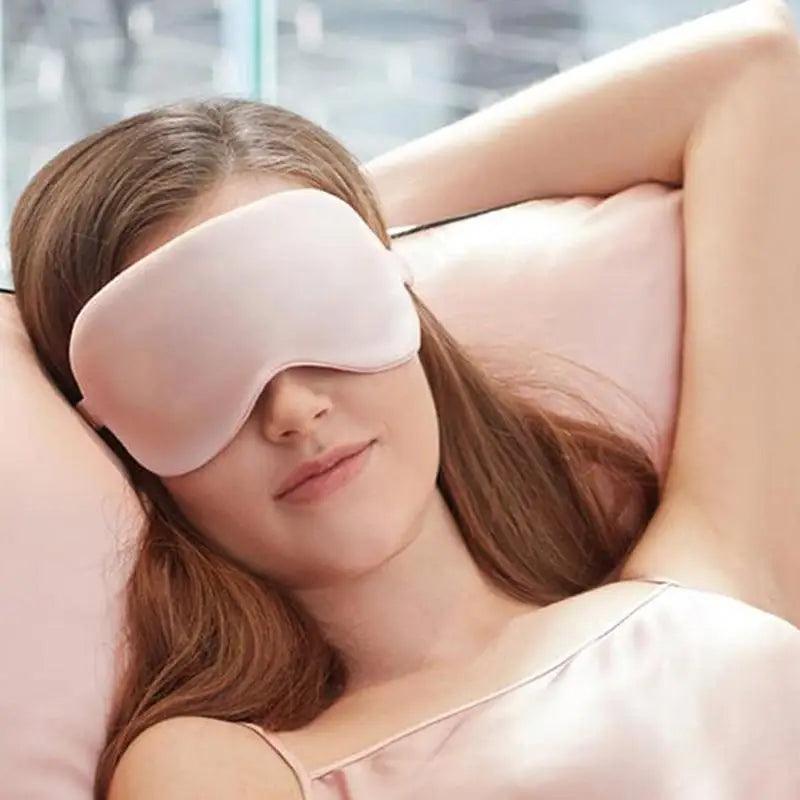 Portable Sleeping Eye Mask Cover Eye Patch Smooth Blindfold Rest Relax Eye Cover Soft And Comfortable Night Blindfold