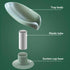 Portable Soap Dish Leaf Shape Soap Holder Leaf Shaped Soap Box Soap Dish For Bathroom Suction Cup Bathroom Storage