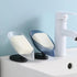 Portable Soap Dish Leaf Shape Soap Holder Leaf Shaped Soap Box Soap Dish For Bathroom Suction Cup Bathroom Storage