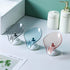 Portable Soap Dish Leaf Shape Soap Holder Leaf Shaped Soap Box Soap Dish For Bathroom Suction Cup Bathroom Storage