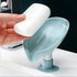 Portable Soap Dish Leaf Shape Soap Holder Leaf Shaped Soap Box Soap Dish For Bathroom Suction Cup Bathroom Storage