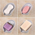 Portable Soap Dish Leaf Shape Soap Holder Leaf Shaped Soap Box Soap Dish For Bathroom Suction Cup Bathroom Storage