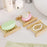 Portable Soap Dishes Natural Wood Soap Tray Holder Dish Storage Bath Shower Plate Home Bathroom Wash Soap Holder Home