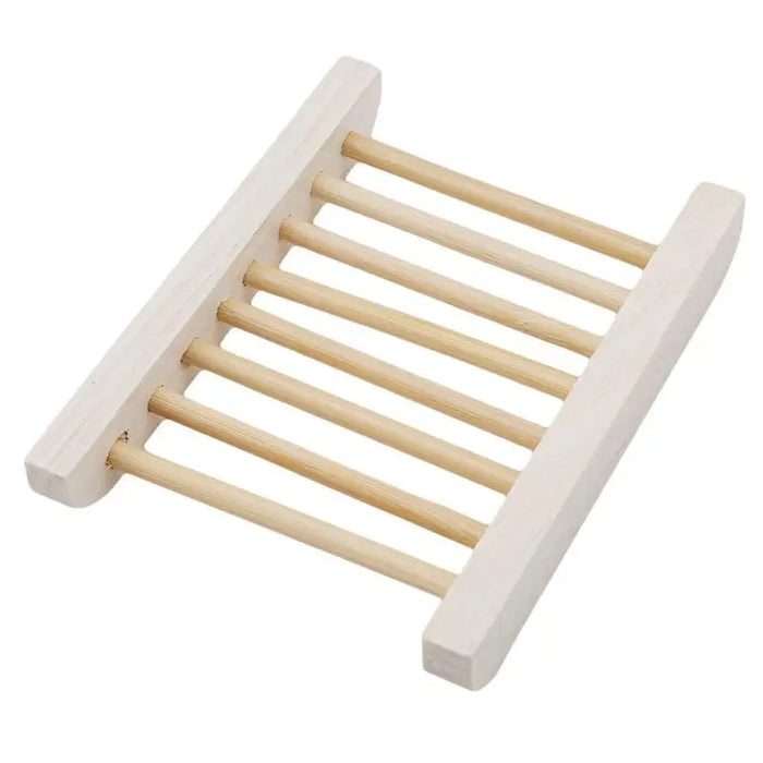 Portable Soap Dishes Natural Wood Soap Tray Holder Dish Storage Bath Shower Plate Home Bathroom Wash Soap Holder Home