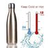 Premium Quality 350/500/750/1000ml Double - wall Creative BPA free Water Bottle Stainless Steel Beer Tea Coffee