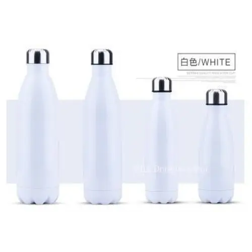 Premium Quality 350/500/750/1000ml Double - wall Creative BPA free Water Bottle Stainless Steel Beer Tea Coffee