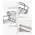 Premium Quality Bathroom Kitchen Punch Corner Frame Shower Shelf Wrought Iron Shampoo Storage Rack Holder with Suction