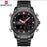 Mens Wrist Watch, Waterproof Analog Digital Watches Multifunction Stainless Steel Business Watches For Man Perfect Gift