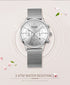 New Fashion Gold Women Watches Luxury Quartz Sport Waterproof Wrist Watch Round Style