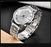 2021 New Business Men Watch Full Steel Quartz Luxury Casual Waterproof Leather Sports Male Wristwatch