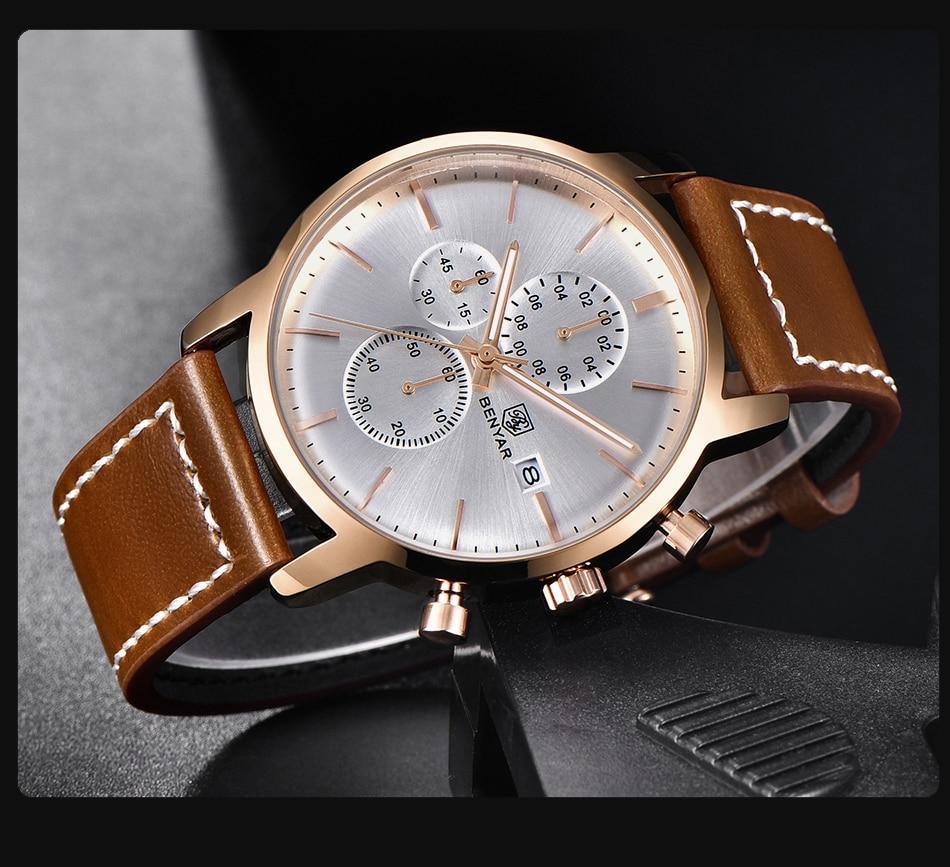 2021 New Business Men Watch Full Steel Quartz Luxury Casual Waterproof Leather Sports Male Wristwatch