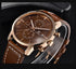 2021 New Business Men Watch Full Steel Quartz Luxury Casual Waterproof Leather Sports Male Wristwatch