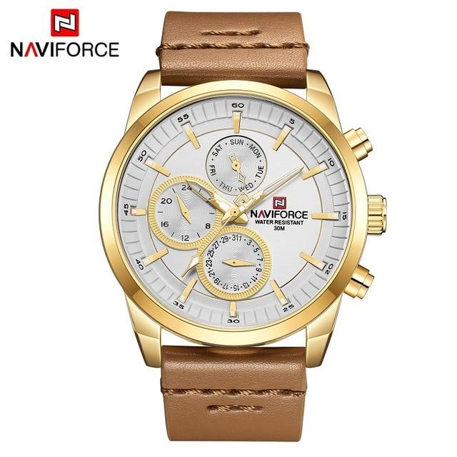 Men's Elegant Waterproof Watch With Fluorescent Hands And Numbers Luxury Unique Design Perfect Gift For Him