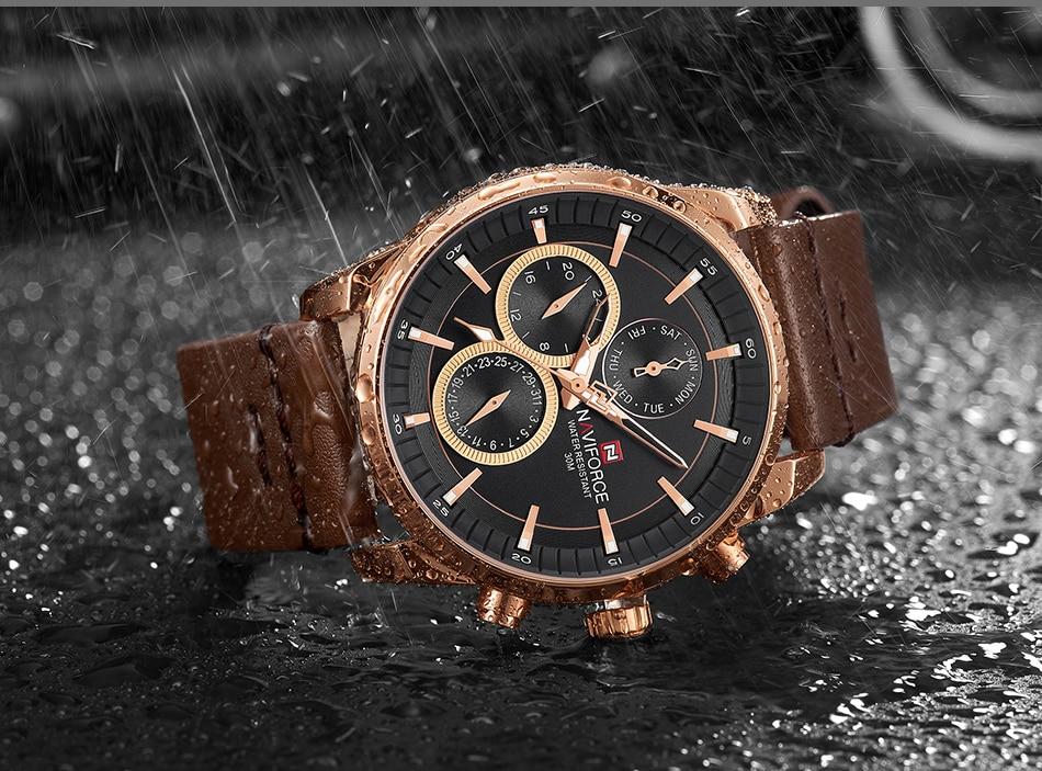 Men's Elegant Waterproof Watch With Fluorescent Hands And Numbers Luxury Unique Design Perfect Gift For Him