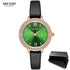 Luxury Green Fashion Womens Watch Classic Quartz Round Wrist Watch Business Style For Women