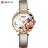 Womens Watches With Decoupage Flower Patterns And Details Of Large Roman Numbers