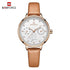 Stylish Womens Elegant With Double Zircon And Two Chronometer Day And Date Luxury Watch