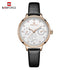 Stylish Womens Elegant With Double Zircon And Two Chronometer Day And Date Luxury Watch