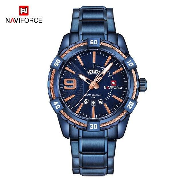 Men's  Luxury Stainless steal Waterproof Watch With Day And Date Display Unique Design Perfect Gift In Modern Metal Men  Wrist Watch Design