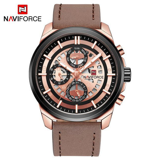 Sports Men's Leather Waterproof Date Display Casual Analog Luxury Watches Unique Design Perfect Gift