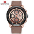 Sports Men's Leather Waterproof Date Display Casual Analog Luxury Watches Unique Design Perfect Gift