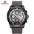 Sports Men's Leather Waterproof Date Display Casual Analog Luxury Watches Unique Design Perfect Gift