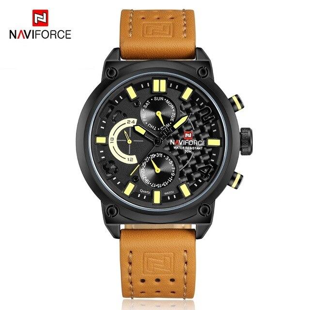 Luxury Men Sports Watches Waterproof Wristwatch Fluorescent Hands Unique Design Excellent Gift