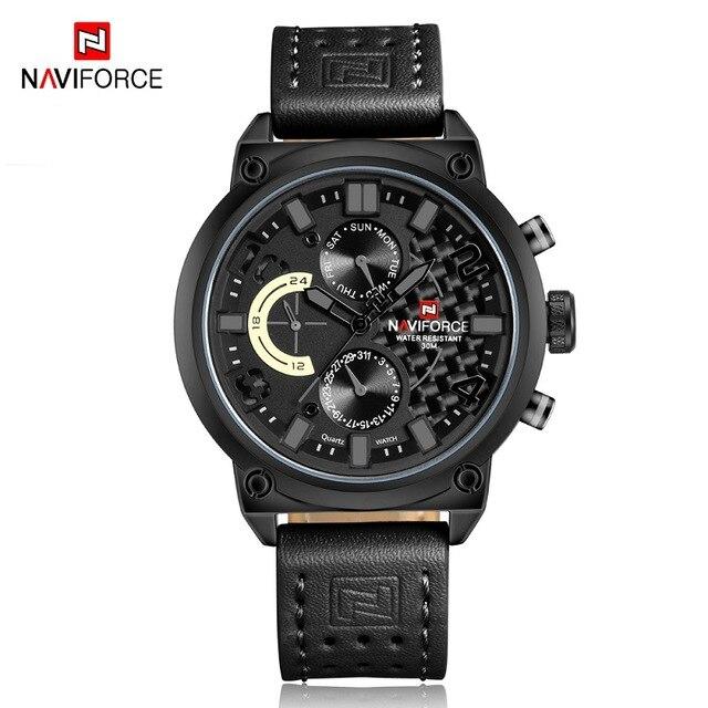 Luxury Men Sports Watches Waterproof Wristwatch Fluorescent Hands Unique Design Excellent Gift