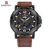 Men's Waterproof Watch With Anchor Detail and Fluorescent Hands Excellent Design Luxury Perfect Gift