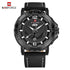 Men's Waterproof Watch With Anchor Detail and Fluorescent Hands Excellent Design Luxury Perfect Gift