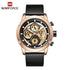 Sport  Watches For Men Waterproof Watch Analog Quartz Leather Band Wristwatch Unique Design Perfect Gift