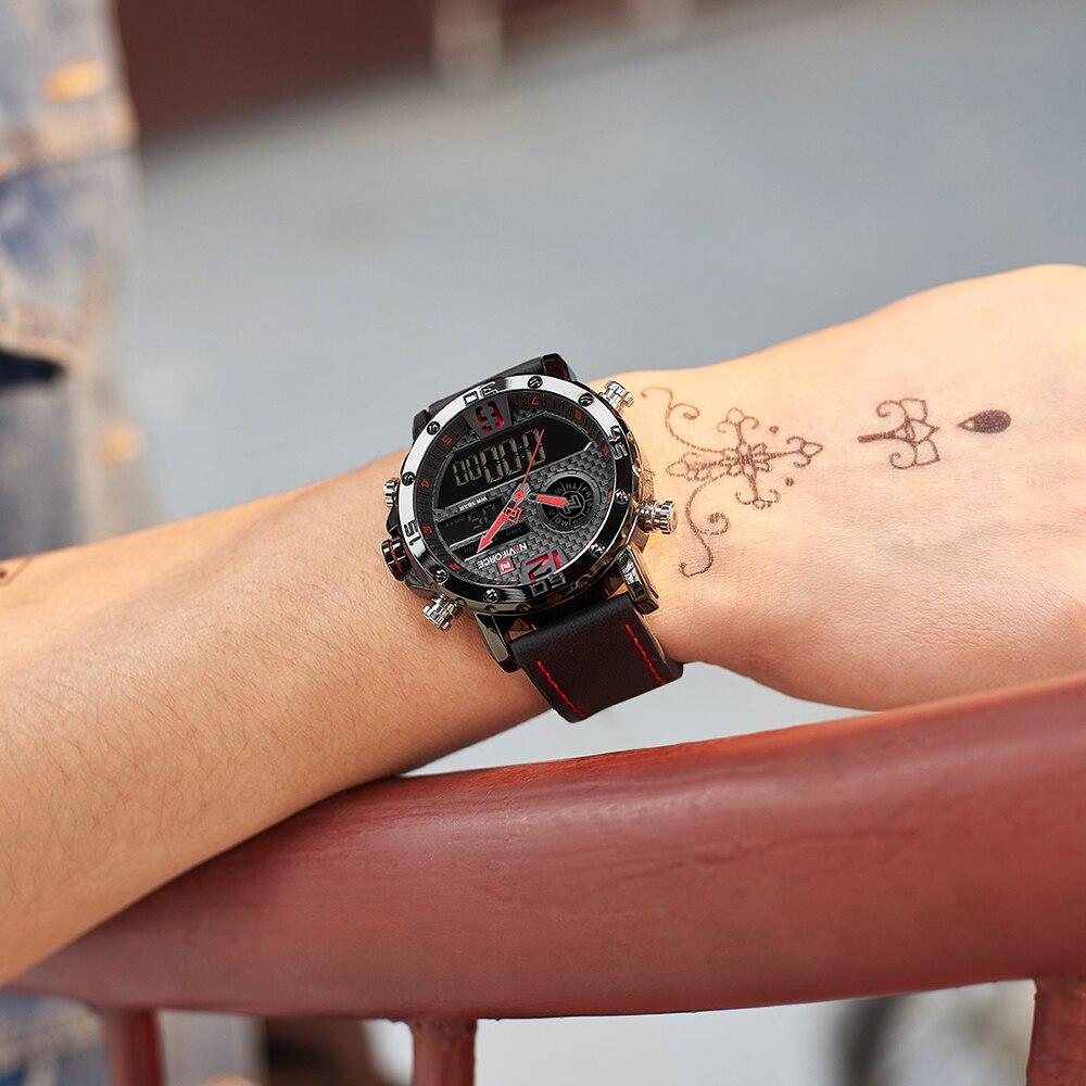 Men's Sports Waterproof Digital Analog Multifunction Watch  Excellent Design Perfect Gift