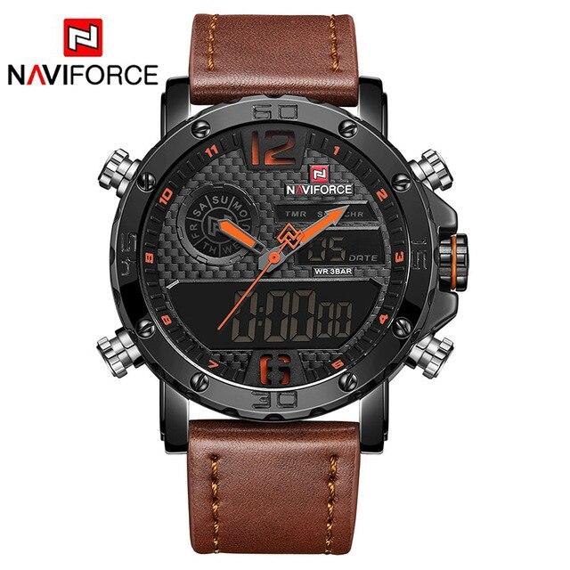 Men's Sports Waterproof Digital Analog Multifunction Watch  Excellent Design Perfect Gift