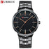 Men's  Waterproof Watch With Shining Bracelet In Five Modern Designs Perfect Gift For Your Loved One