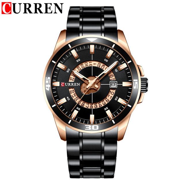 Men's  Modern Sports Waterproof Watch Luxury Unique Design  Fluorescent Hands Perfect Gift