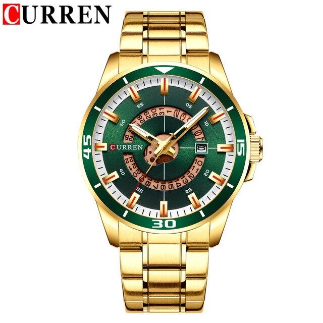 Men's  Modern Sports Waterproof Watch Luxury Unique Design  Fluorescent Hands Perfect Gift