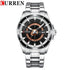 Men's  Modern Sports Waterproof Watch Luxury Unique Design  Fluorescent Hands Perfect Gift