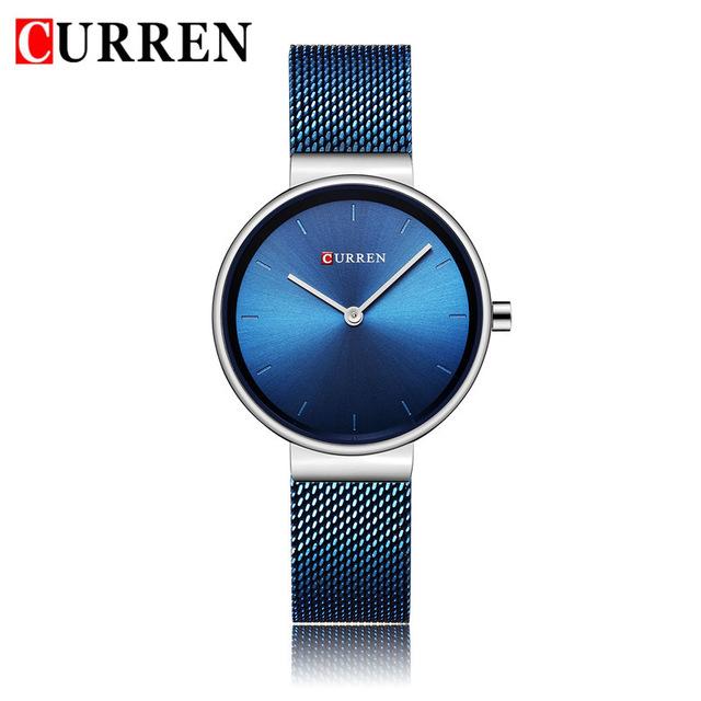 Women's Casual  Stainless Steel Watch With Knitted Bracelet Excellent Background Unique Design Perfect For Her