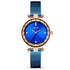 Top Luxury Women Watches Rose Gold Analog Watch Fashion Shine Round Design Elegant Stainless Strap Wrist Watch