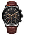 Men's  Waterproof Watch With Chronometers Day View Sport Analog Watches Excellent Look Perfect Gift For Him