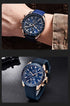 Luxury Men Stainless Steel Quartz Watch Accurate Timing Waterproof Analog Chronograph Men's Quartz Watches