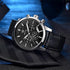 Luxury Men's Business Watches Fashion Watch Waterproof For Men's Casual Sport Leather Strap