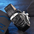 Luxury Men's Business Watches Fashion Watch Waterproof For Men's Casual Sport Leather Strap